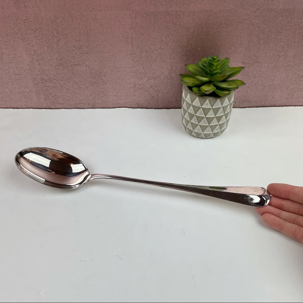 W.A. Italy Silver Plated Large Spoon